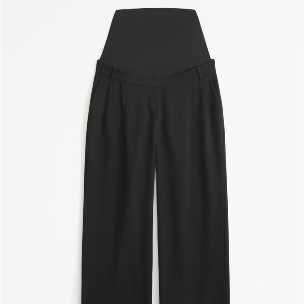 Abercrombie & Fitch Maternity Sloane Tailored Pant in Black size 25